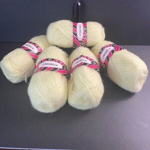 Acrylic Mohair Blend Cinderella Israel Skeins Yarn New